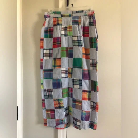 Vintage Liz Claiborne patchwork skirt - Picture 2 of 5